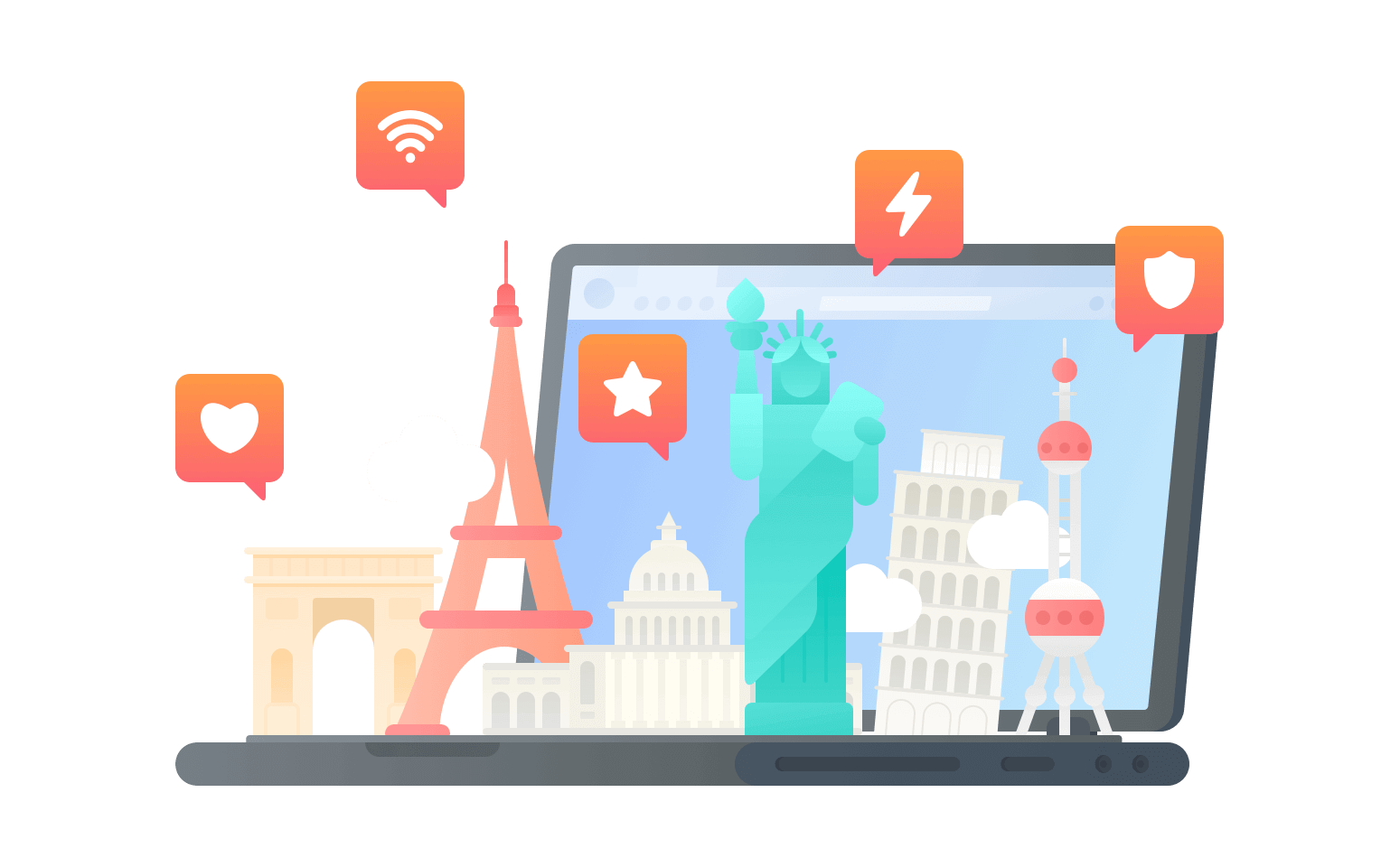 在圣皮埃尔和密克隆岛连接到中国vpn - 穿回国
